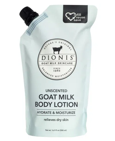 Dionis Unscented Goat Milk Body Lotion Refill Pouch 16.9 Fl oz In No Color