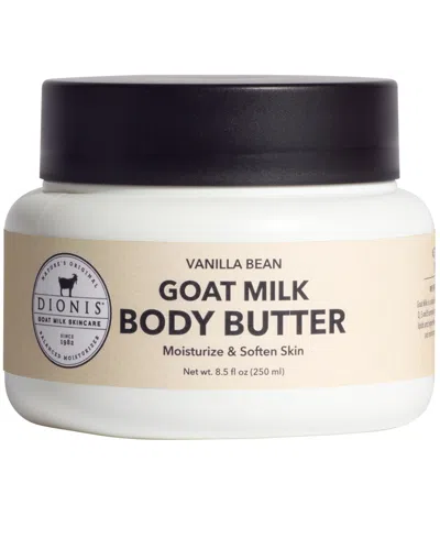 Dionis Vanilla Bean Goat Milk Body Butter, 8.5 Oz. In Transparent