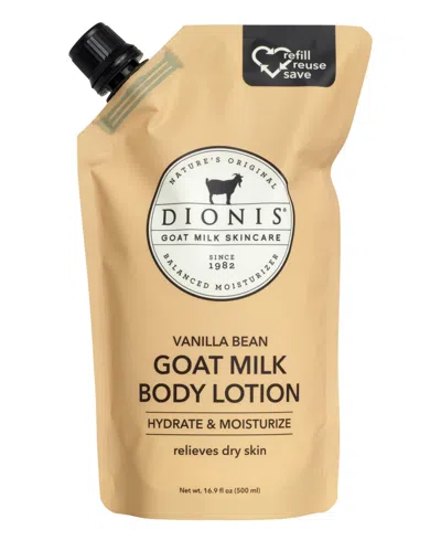 Dionis Vanilla Bean Goat Milk Body Lotion Refill Pouch 16.9 Fl oz In No Color