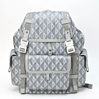 Dior -- Grey Canvas Backpack Bag ()