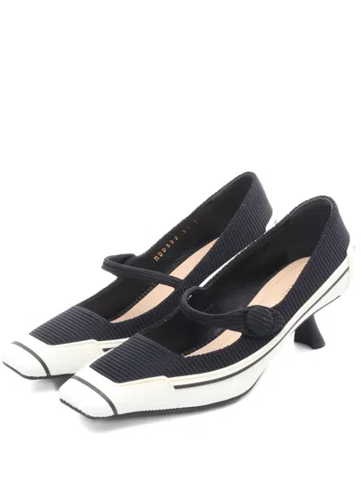 Pre-owned Dior 00's 45mm D-motion Pumps In White