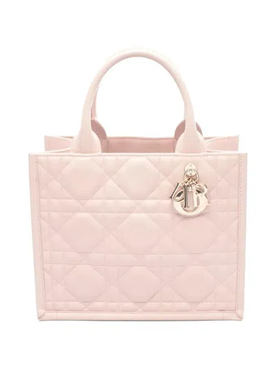 Pre-owned Dior 00s Small Book Tote Bag In Pink