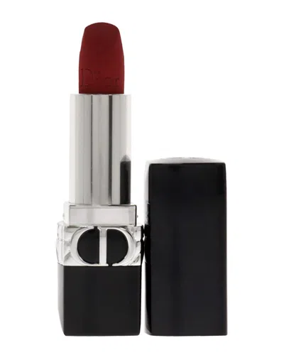 Dior 0.12oz 999 Velvet Rouge Couture Lipstick In Multi
