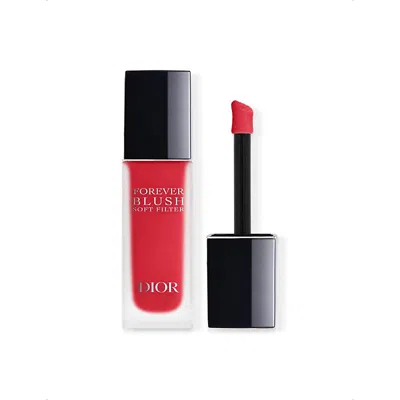 Dior 06 Hibiscus  Forever Soft Filter Liquid Blush 11ml In Red