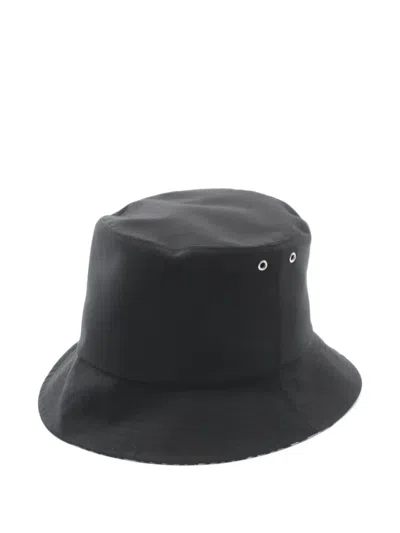 Pre-owned Dior 10's Teddy-d Bucket Hat In Black