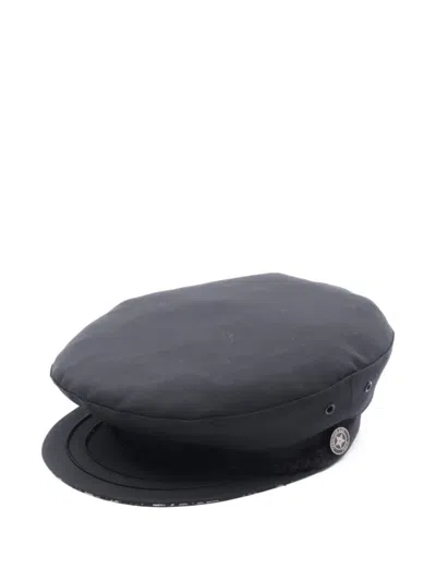 Pre-owned Dior 10s Logo-embroidered Casquette Hat In Black