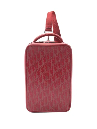 Pre-owned Dior 10s Logo-pattern Shoulder Bag In Red