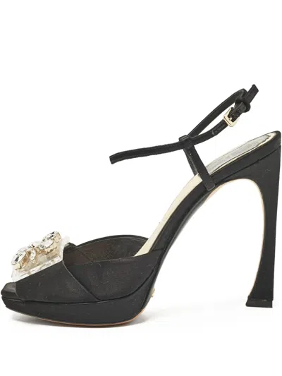 Pre-owned Dior 110mm Leather Sandals