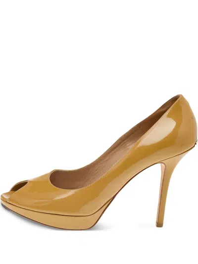 Pre-owned Dior 115mm Miss  Leather Pumps