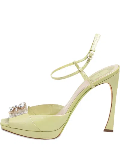 Pre-owned Dior 120mm Crystal-embellished Sandals