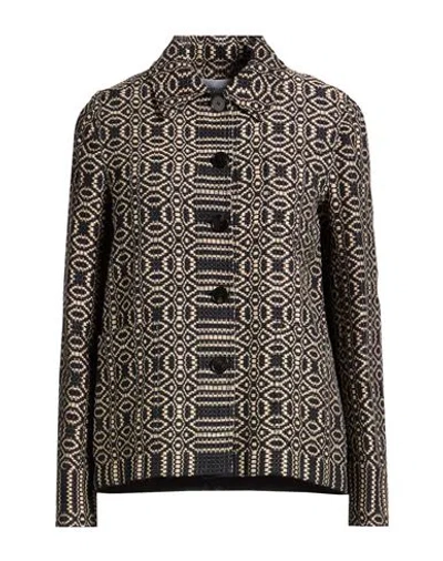 Dior Woman Jacket Black Size 4 Cotton