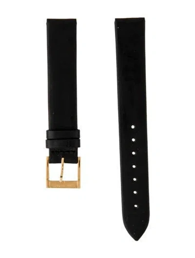 Pre-owned Dior 14mm Watch Strap In Black