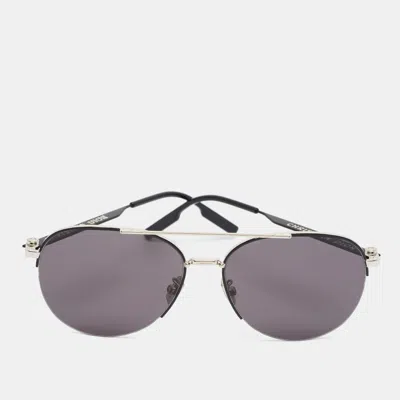 Pre-owned Dior 180 Aviator Sunglasses In Black