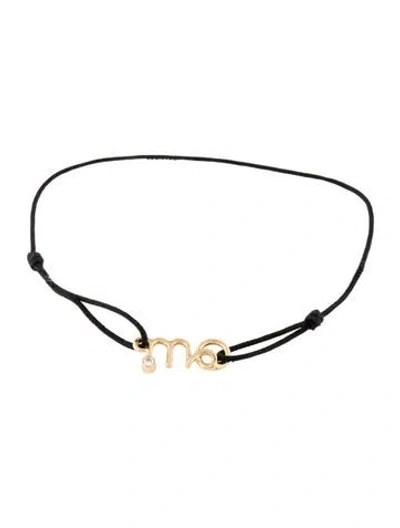 Pre-owned Dior 18k Diamond Amour Oui Bracelet, 8.75" In Black