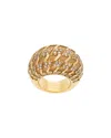 Dior 18k Diamond Ring (authentic Pre-loved) In Gold