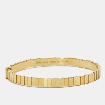 Pre-owned Dior 18k Yellow Gold Bracelet 15.5