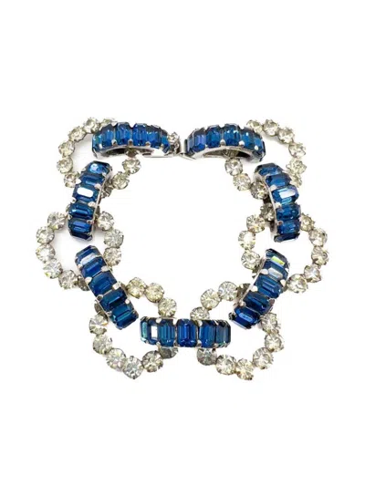 Pre-owned Dior 1950s London Bracelet In Silver