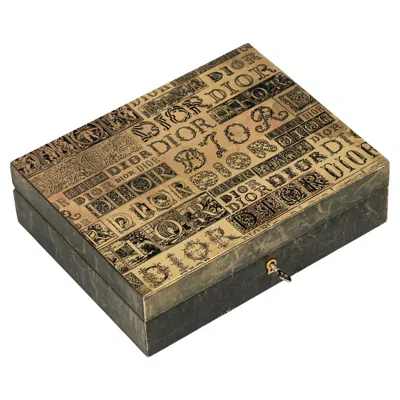Pre-owned Dior 1970's Jewelry Boxe By Christian  In Brown