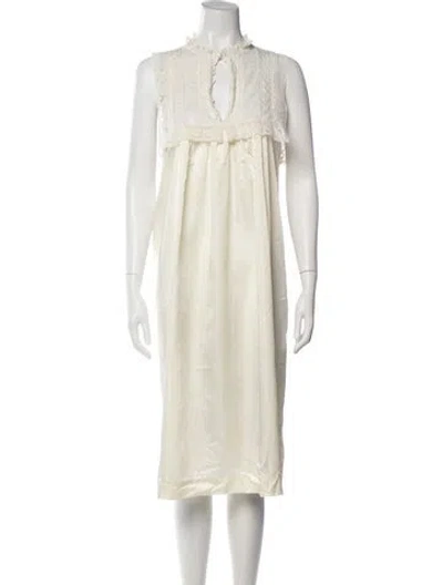 Pre-owned Dior 1970's Lingerie Nightgown In Neutral