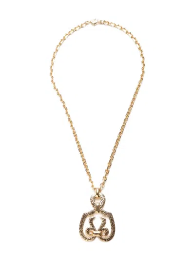 Pre-owned Dior 1980-1990 Ribbon-motif Necklace