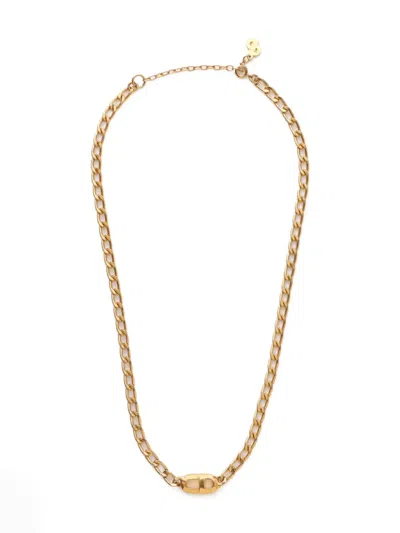 Pre-owned Dior 1980-1990s Cd Logo Necklace