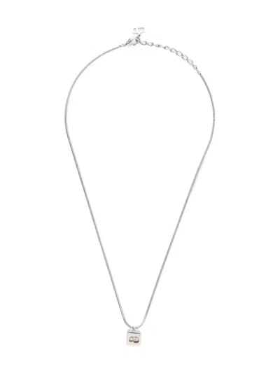 Pre-owned Dior 1980-1990s Cd Logo Necklace