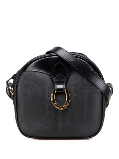 Pre-owned Dior 1990-2000 Oblique Trotter Coated Canvas Crossbody Bag
