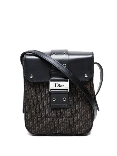 Pre-owned Dior 1990-2000 Trotter Shoulder Bag In Black
