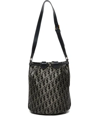 Pre-owned Dior 1990-2000s Trotter Shoulder Bag In Black