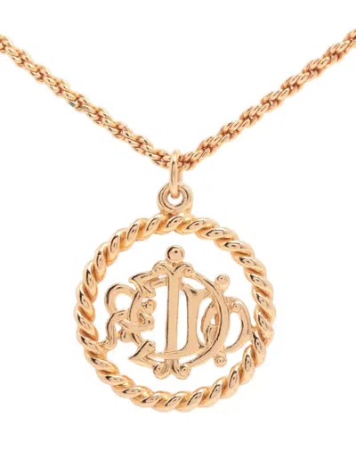 Pre-owned Dior 1990-2010 Cd Pendant Necklace
