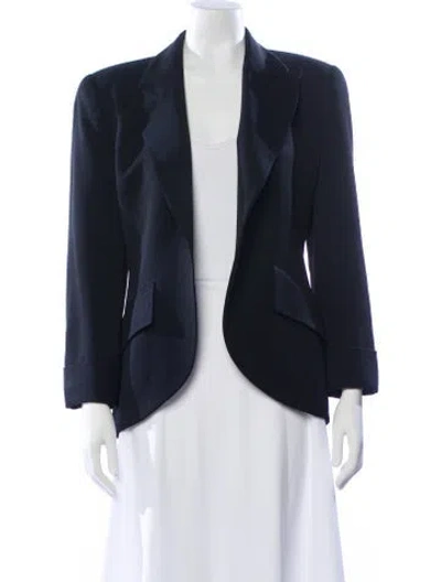 Pre-owned Dior 1990's Wool Blazer In Blue