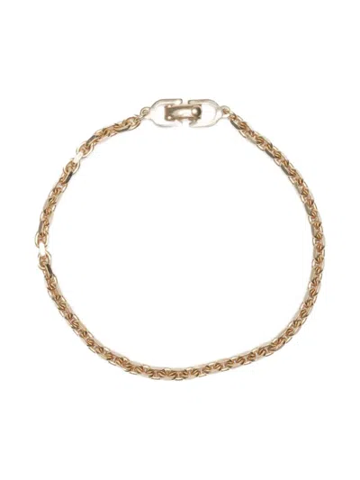 Pre-owned Dior 1990s-2000s Logo Bracelet In Gold