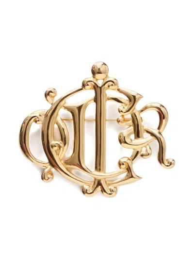 Pre-owned Dior 1990s Emblem-motif Brooch