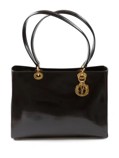 Pre-owned Dior 1990s Large Lady  Tote Bag In Black