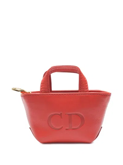 Pre-owned Dior 1990s Mini Logo Bag In Red