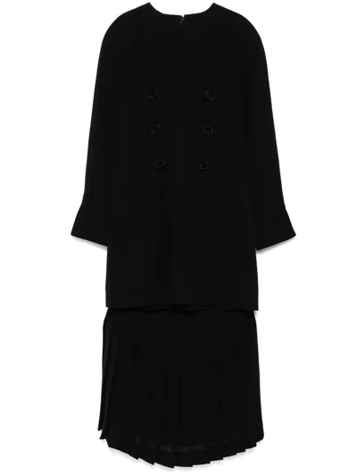 Pre-owned Dior 1990s Saint Laurent Dress Suit In Black