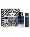 Dior 2-pc Sauvage Eau De Toilette And Travel Spray Gift Set In Transparent