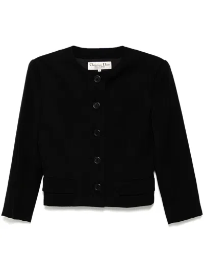 Pre-owned Dior 2000 Button-up Jacket In Black