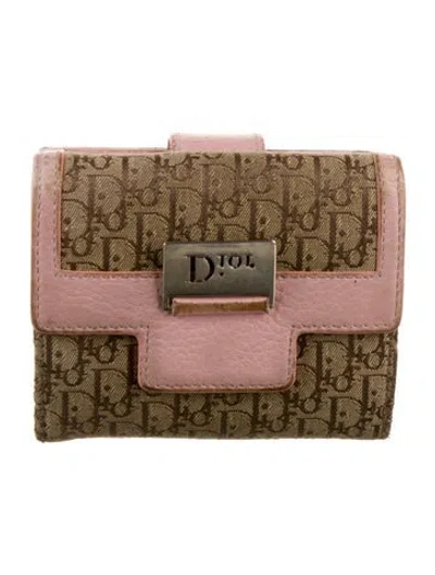 Pre-owned Dior 2000 Street Chic Compact Wallet In Multi