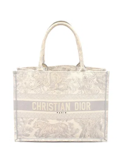 Pre-owned Dior 2000s Book Tote Tote Bag In Neutral