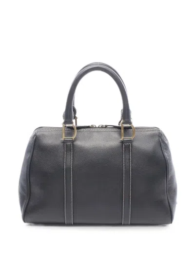 Pre-owned Dior 2000s Boston Tote Bag In Black