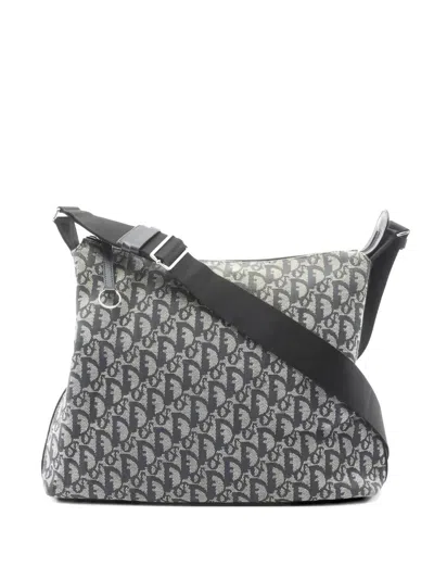 Pre-owned Dior 2000s Canvas Shoulder Bag In Neutral