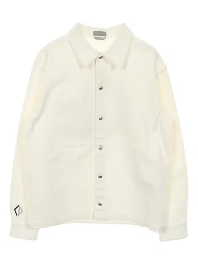 Pre-owned Dior 2000s Cd Diamond Shirt Jacket In Neutral
