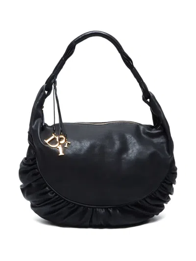 Pre-owned Dior 2000s Gipsy Shoulder Bag In Black