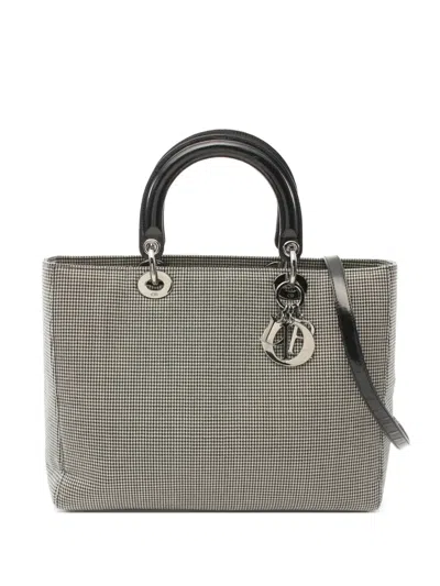 Pre-owned Dior 2000s Large Lady  Handbag In 黑色