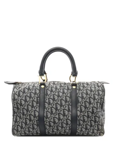 Pre-owned Dior 2000s Monogram Leather Handle Bag