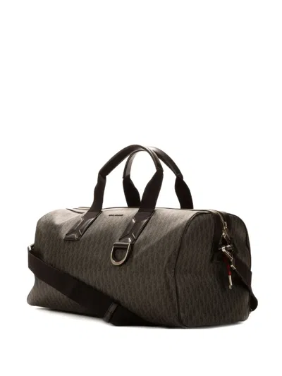 Pre-owned Dior 2000s Monogram Top-handle Bag In Brown