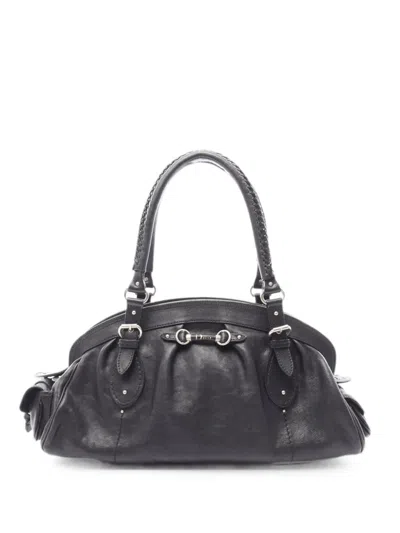 Pre-owned Dior 2000s My  Frame Shoulder Bag In Black
