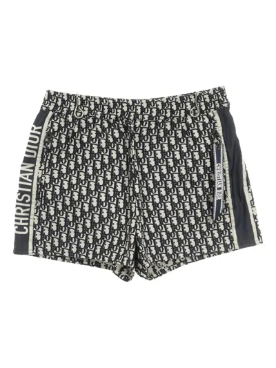 Pre-owned Dior 2000s Oblique Shorts In Blue
