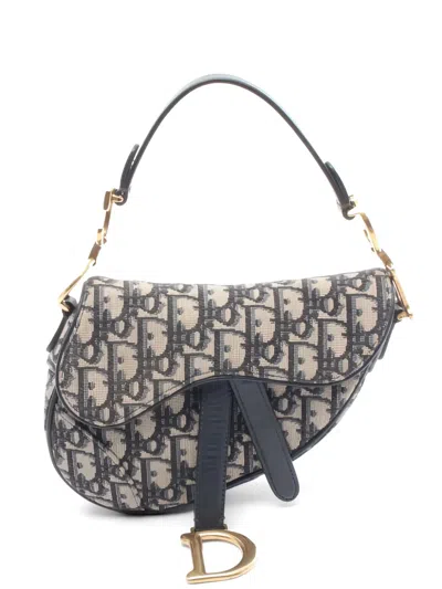 Pre-owned Dior 2000s Saddle Oblique Tote Bag In Neutral